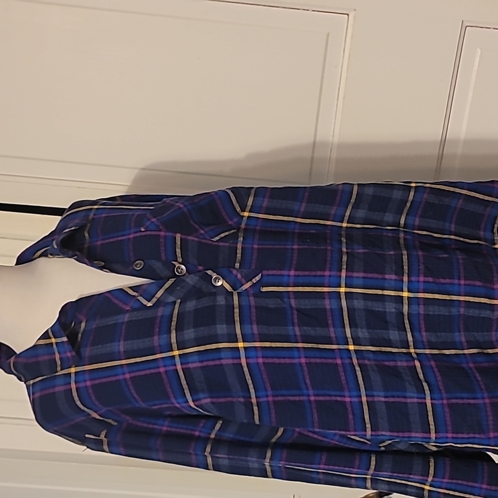 Super cute pullover flannel torrid top